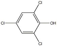 2,4,6-trichlorophenol 구조식 이미지