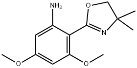 2-(4,4-dimethyl-4,5-dihydrooxazol-2-yl)-3,5-dimethoxyaniline Structure