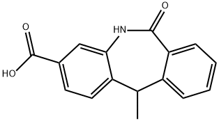 11-methyl-6-oxo-6,11-dihydro-5H-dibenzo[b,e]azepine-3-carboxylic acid Structure