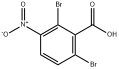 2,6-Dibromo-3-nitro-benzoic acid Structure
