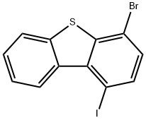 4-bromo-1-iododibenzothiophene Structure