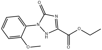 ethyl 1-(2-methoxyphenyl)-5-oxo-4,5-dihydro-1H-1,2,4-triazole-3-carboxylate Structure