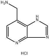 1-{3H-imidazo[4,5-b]pyridin-7-yl}methanamine dihydrochloride 구조식 이미지
