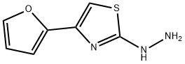 4-(2-Furyl)-2-hydrazinothiazole Structure