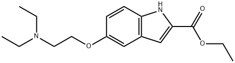 ethyl 5-(2-(diethylamino)ethoxy)-1H-indole-2-carboxylate Structure