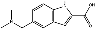 5-((dimethylamino)methyl)-1H-indole-2-carboxylic acid Structure