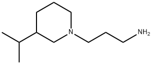 3-(3-isopropylpiperidin-1-yl)propan-1-amine Structure