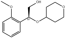 (S)-(2-methoxyphenyl)((tetrahydro-2H-pyran-4-yl)oxy)methanol Structure