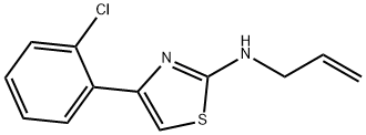 N-Allyl-4-(2-Chlorophenyl)Thiazol-2-Amine 구조식 이미지
