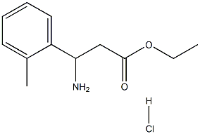 Ethyl 3-amino-3-(2-tolyl)propanoate HCl 구조식 이미지