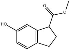 Methyl 6-hydroxy-2,3-dihydro-1H-indene-1-carboxylate Structure