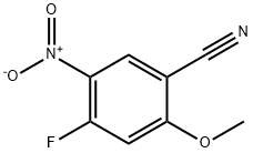 4-Fluoro-2-methoxy-5-nitro-benzonitrile Structure