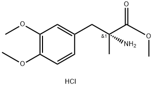 3-methoxy-O- a-dimethyl-D-Tyrosine, , methyl ester, hydrochloride 구조식 이미지