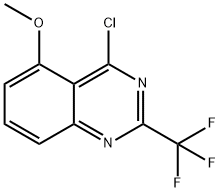 4-Chloro-5-methoxy-2-(trifluoromethyl)quinazoline 구조식 이미지