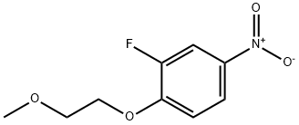 2-Fluoro-1-(2-methoxyethoxy)-4-nitrobenzene Structure