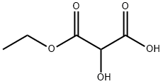 Propanedioic acid, 2-hydroxy-, 1-ethyl ester Structure
