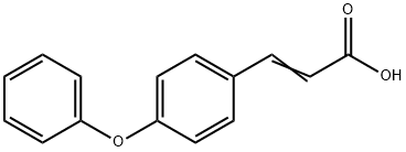 2-Propenoic acid, 3-(4-phenoxyphenyl)- 구조식 이미지