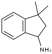 3,3-dimethyl-1,2-dihydroinden-1-amine 구조식 이미지