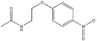 Acetamide,N-[2-(4-nitrophenoxy)ethyl]- 구조식 이미지