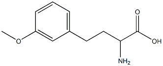 3-Methoxy-DL-homophenylalanine 구조식 이미지