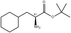 (S)-tert-Butyl 2-amino-3-cyclohexylpropanoate 구조식 이미지