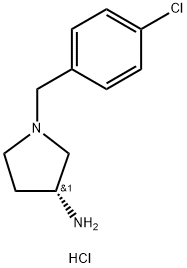 (R)-1-(4-Chlorobenzyl)pyrrolidin-3-aminedihydrochloride Structure