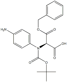 N-Boc-S-4-Amino(Cbz)-Phenylglycine 구조식 이미지