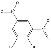 Phenol,2-bromo-4,6-dinitro- 구조식 이미지