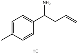 1-(4-METHYLPHENYL)BUT-3-EN-1-AMINE HYDROCHLORIDE Structure