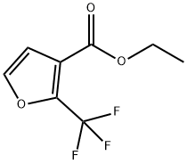 2-Trifluoromethyl-furan-3-carboxylic acid ethyl ester 구조식 이미지