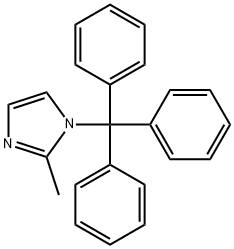 2-Methyl-1-trityl-1H-imidazole 구조식 이미지