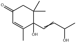 2-Cyclohexen-1-one, 4-hydroxy-4-(3-hydroxy-1-butenyl)-3,5,5-trimethyl- Structure