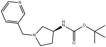 (S)-tert-Butyl 1-(pyridin-3-ylmethyl)pyrrolidin-3-ylcarbamate Structure