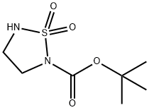 tert-butyl 1,1-dioxo-1,2,5-thiadiazolidine-2-carboxylate 구조식 이미지