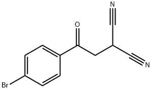 2-[2-(4-Bromophenyl)-2-Oxoethyl]Propanedinitrile 구조식 이미지