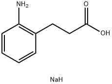 Sodium 3-(2-aminophenyl)propanoate 구조식 이미지