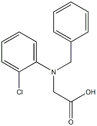 N-phenylmethyl-DL-2-Chlorophenylglycine 구조식 이미지