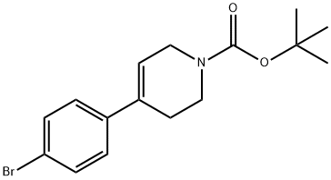 tert-butyl 4-(4-bromophenyl)-5,6-dihydropyridine-1(2H)-carboxylate Structure