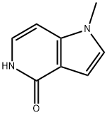 1-methyl-1H-pyrrolo[3,2-c]pyridin-4(5H)-one 구조식 이미지