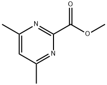 Methyl 4,6-dimethylpyrimidine-2-carboxylate Structure