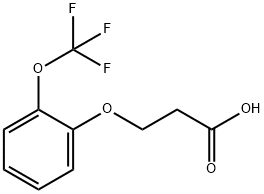 3-(2-Trifluoromethoxyphenoxy)propanoic acid Structure