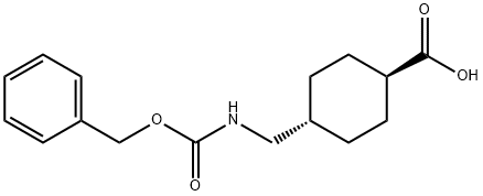Cbz-trans-4-(aminomethyl)cyclohexanecarboxylic acid Structure