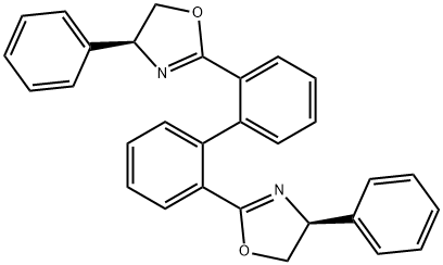 2,2'-bis((S)-4-phenyl-4,5-dihydrooxazol-2-yl)-1,1'-biphenyl 구조식 이미지