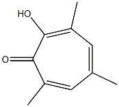 2-hydroxy-3,5,7-trimethylcyclohepta-2,4,6-trien-1-one Structure