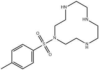 1,4,7,10-Tetraazacyclododecane, 1-[(4-methylphenyl)sulfonyl]- 구조식 이미지