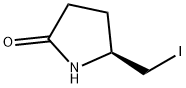 2-Pyrrolidinone, 5-(iodomethyl)-, (5S)- 구조식 이미지