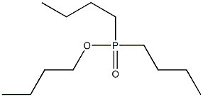 Phosphinic acid, dibutyl-, butyl ester Structure