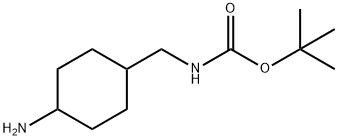 4-(BOC-AMINOMETHYL)-CYCLOHEXYLAMINE Structure