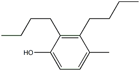 Phenol, dibutyl-4-methyl- Structure