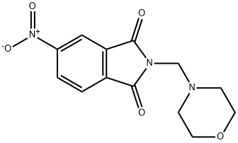 2-(morpholinomethyl)-5-nitroisoindoline-1,3-dione Structure